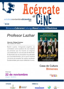 CARTEL CINE Profesor Lazhar (JPG)